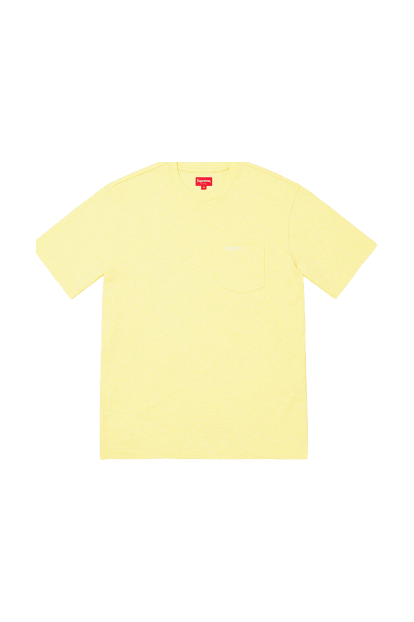 Supreme S/S Pocket Tee Pale Yellow - Qualité Los Angeles