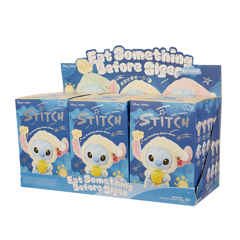 MINISO Stitch Eat Something Before Sleep Series Vinyl Figure Blind Box