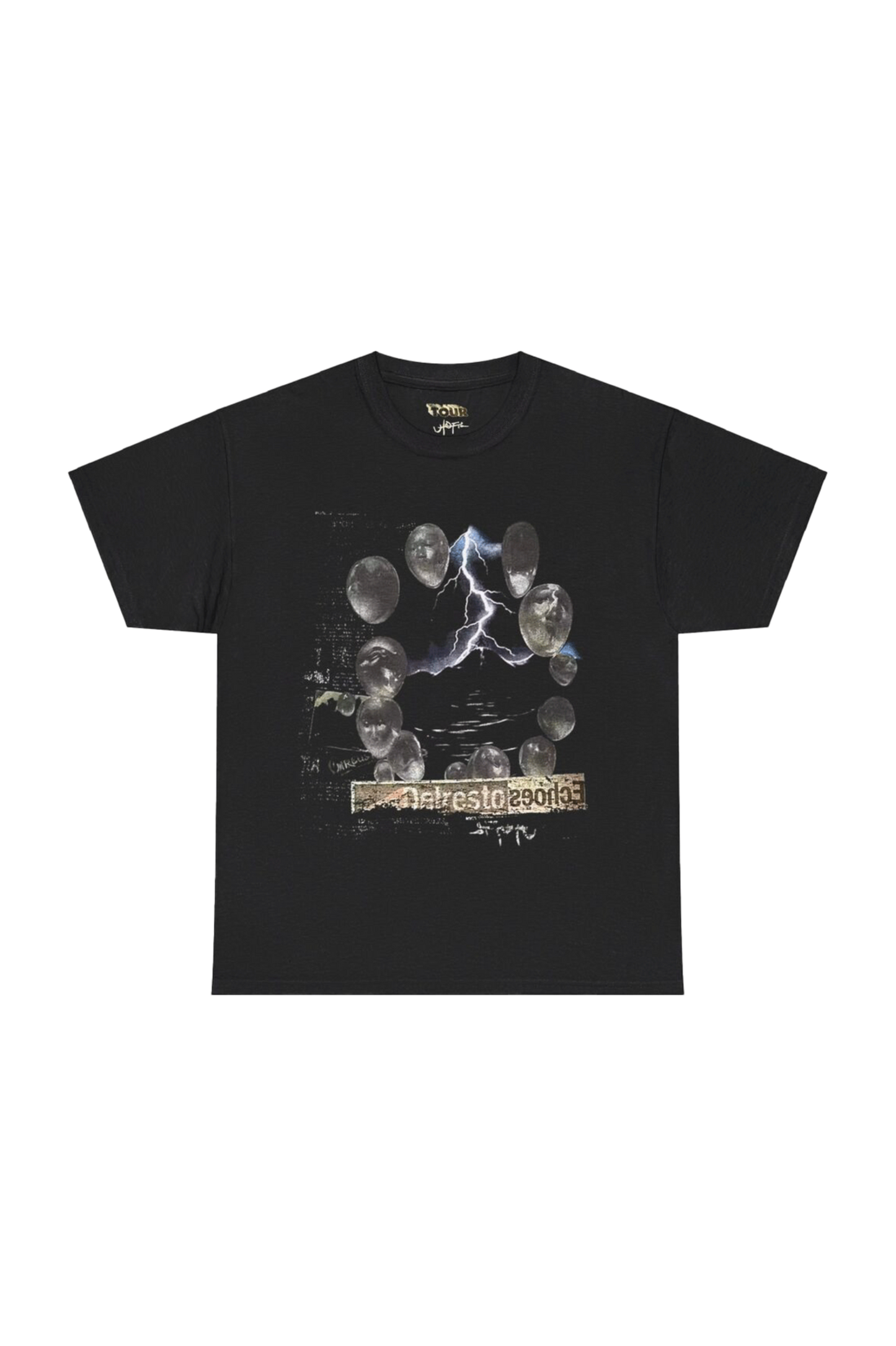 Travis Scott Utopia Circus Maximus Echoes Tee Black - Qualité Los Angeles