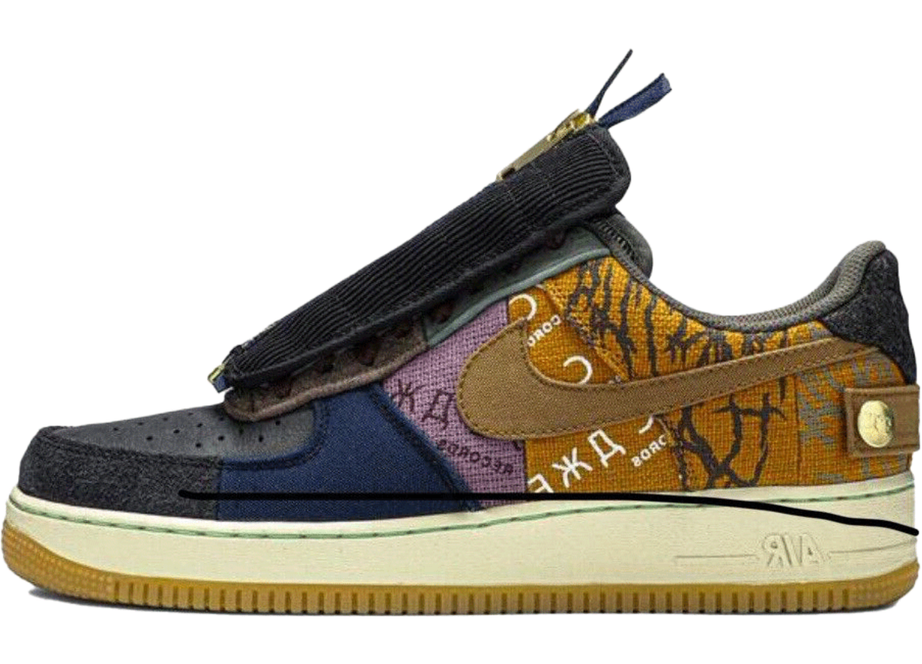 Nike Air Force 1 Cactus Jack Travis Scott - Qualité Los Angeles