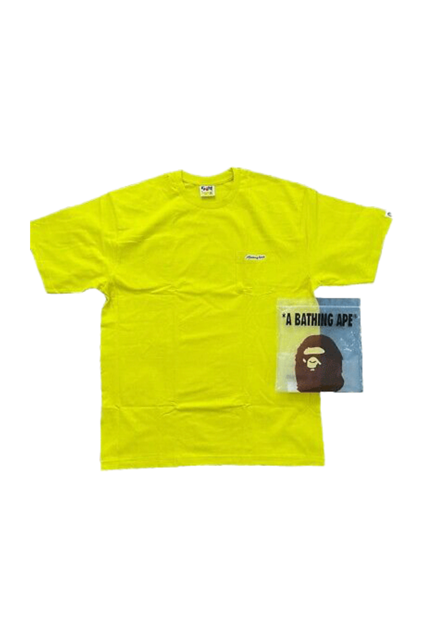 Bape Pocket Tee Yellow - Qualité Los Angeles