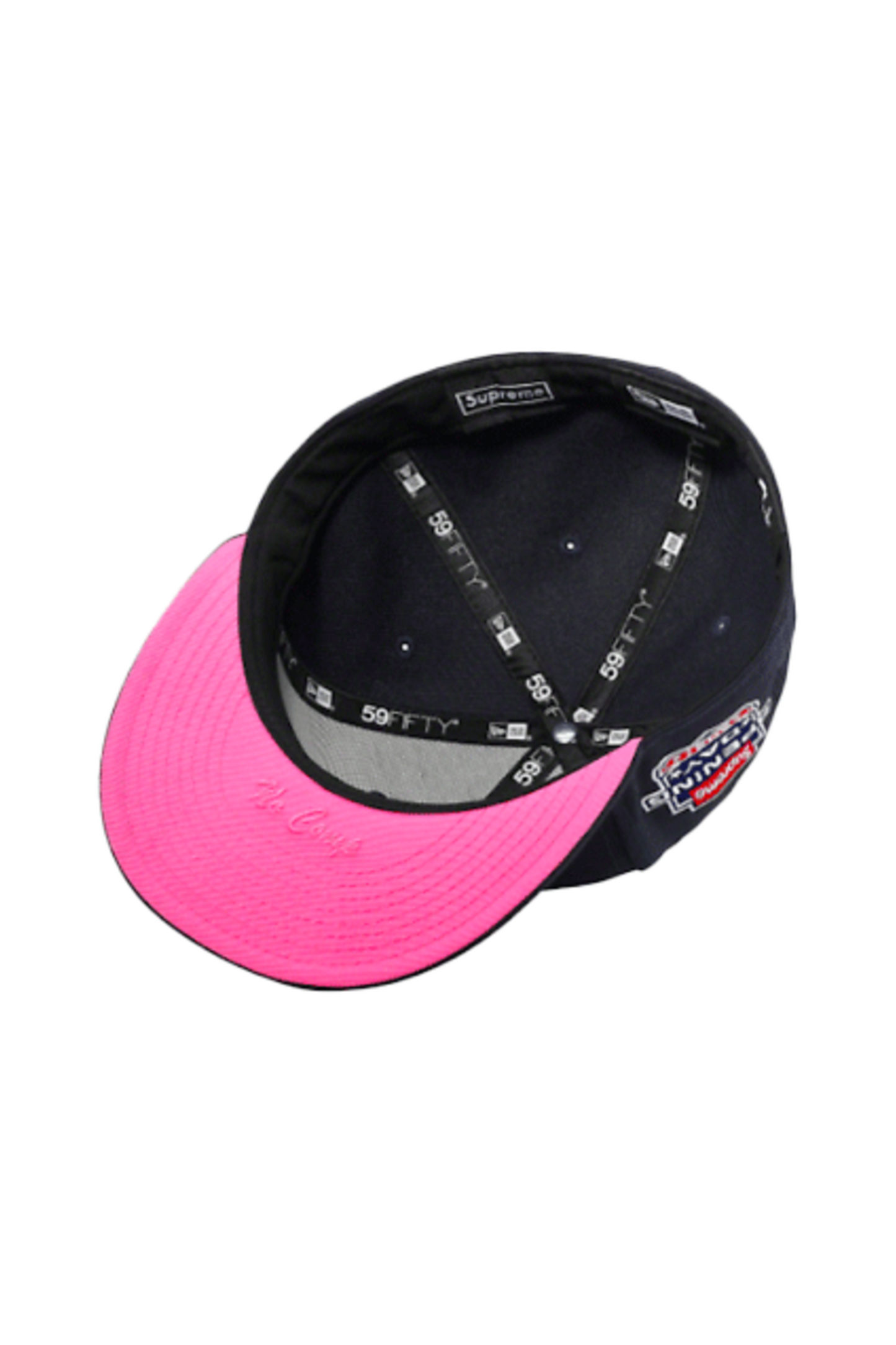 Supreme No Comp Box Logo Fitted Hat Pink