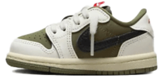 Jordan 1 Retro Low OG SP Travis Scott Medium Olive TD - Qualité Los Angeles