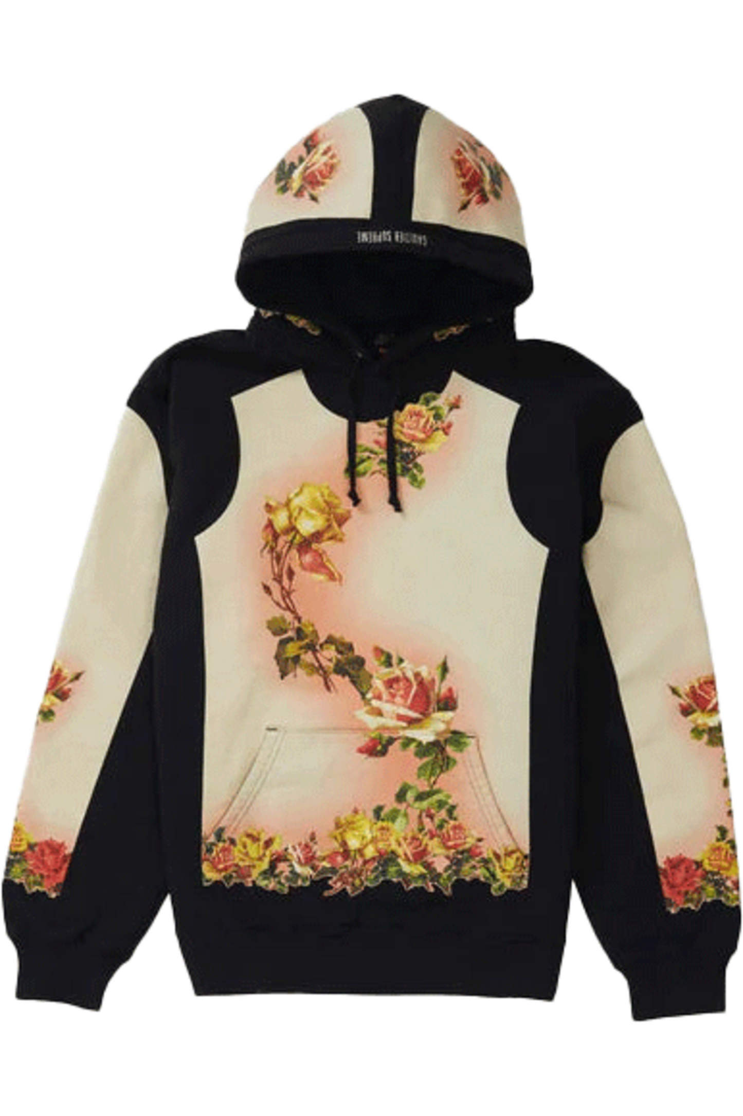 Supreme Jean Paul Gaultier Floral Hoodie Black