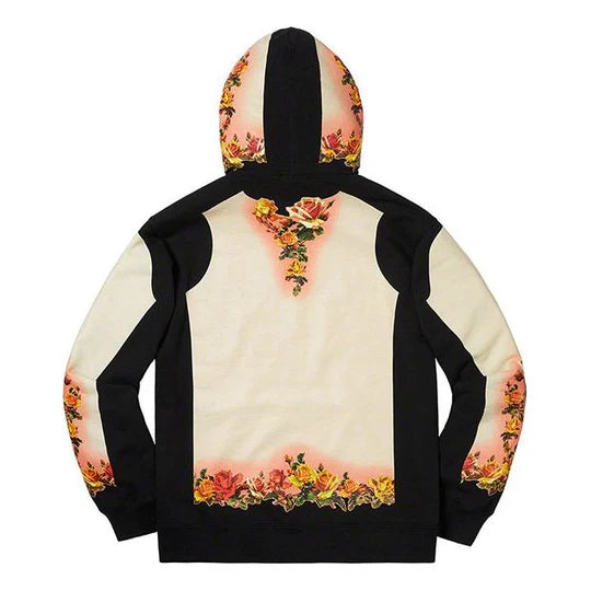 Supreme Jean Paul Gaultier Floral Hoodie Black