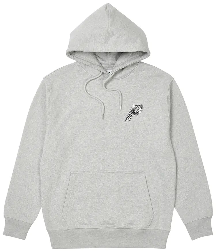 Palace P-3 Snake Applique Hoodie Grey