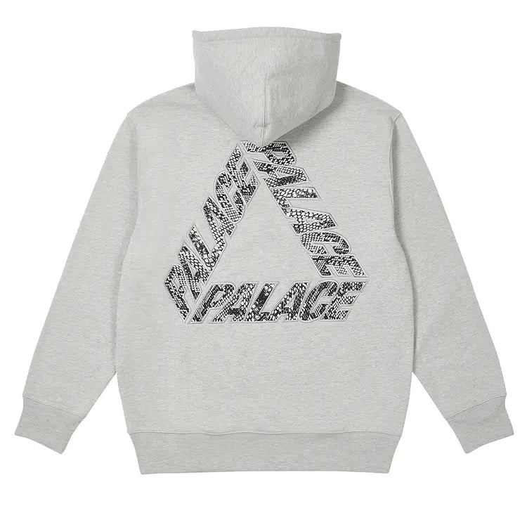 Palace P-3 Snake Applique Hoodie Grey