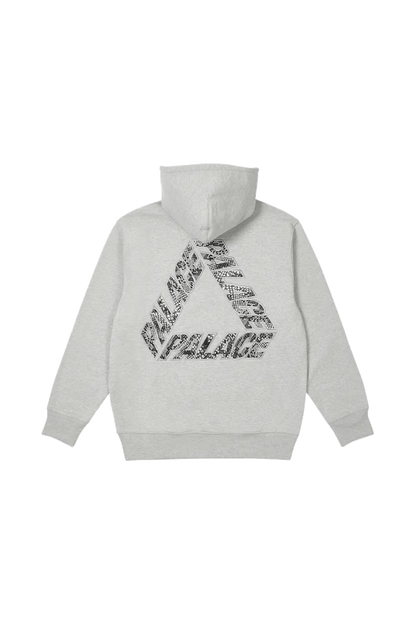 Palace P-3 Snake Applique Hoodie Grey