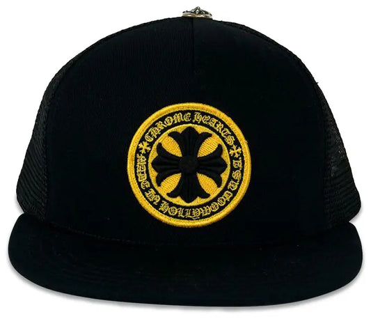 Chrome Hearts Cross Plus Trucker Hat Black