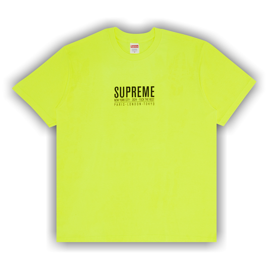 Supreme Paris Tee Yellow