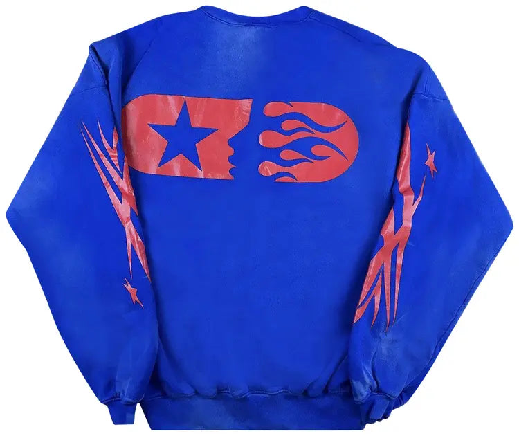 Hellstar Sport Crewneck Blue