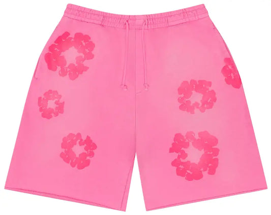 Denim Tears Mono Wreath Sweatshorts Pink