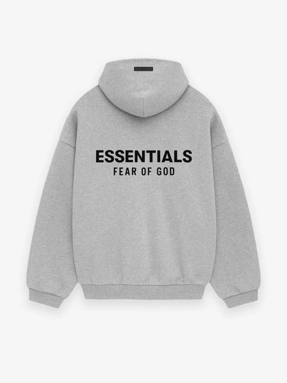 Fear of God Essentials Light Heather Gray Hoodie