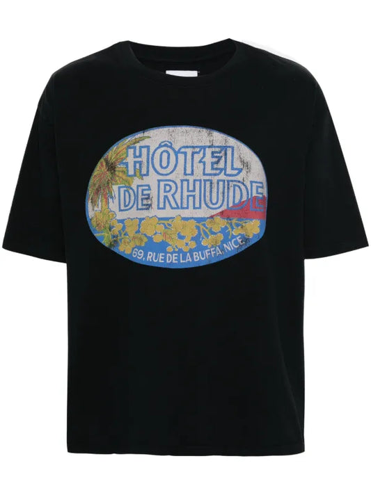 Rhude Dimora Tee Vintage Black