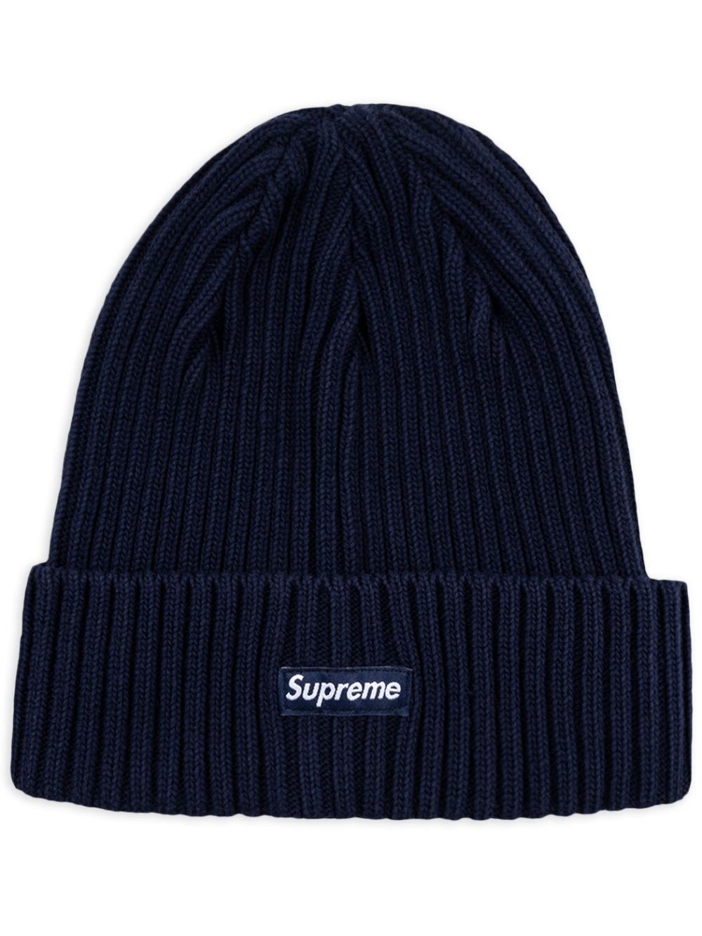 Supreme Overdyed Beanie Navy