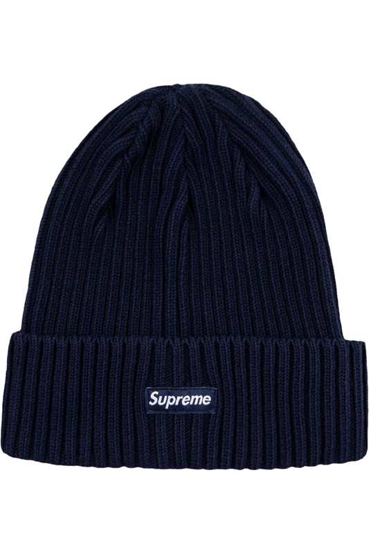 Supreme Overdyed Beanie Navy - Qualité Los Angeles