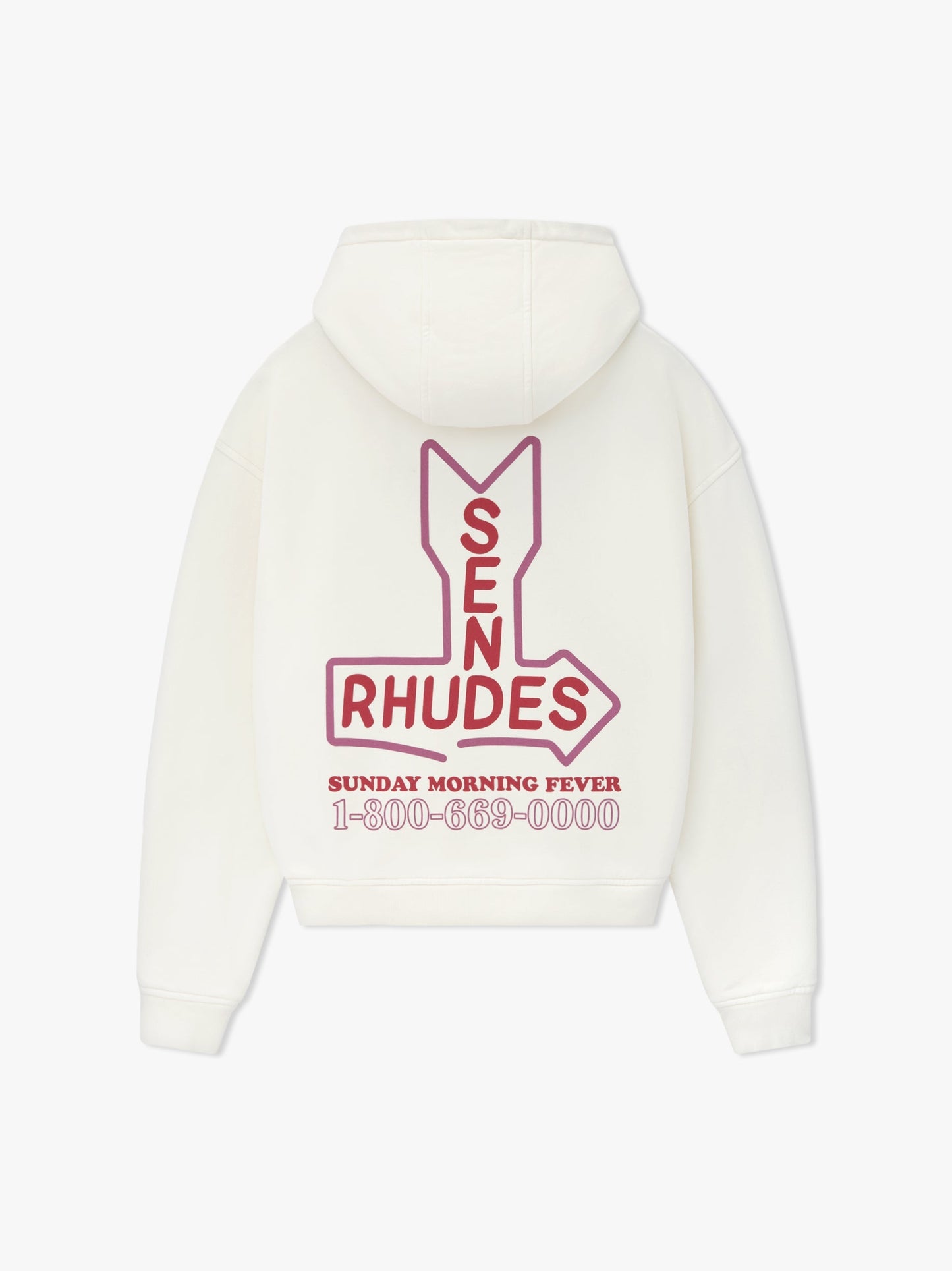 Rhude SSENSE Exclusive Off-White 'Send Rhudes' Hoodie