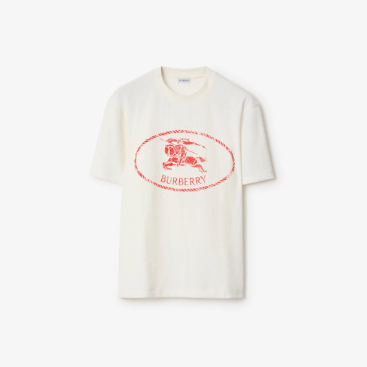 Burberry Knight Stamp Towelling T-shirt