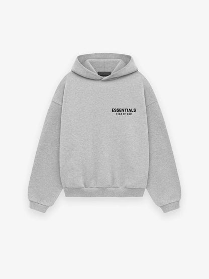 Fear of God Essentials Light Heather Gray Hoodie