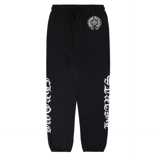 Chrome Hearts Horseshoe Fuck You Sweatpants Black