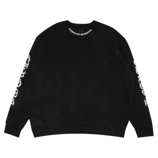 Chrome Hearts Neck Logo Sweatshirt Black