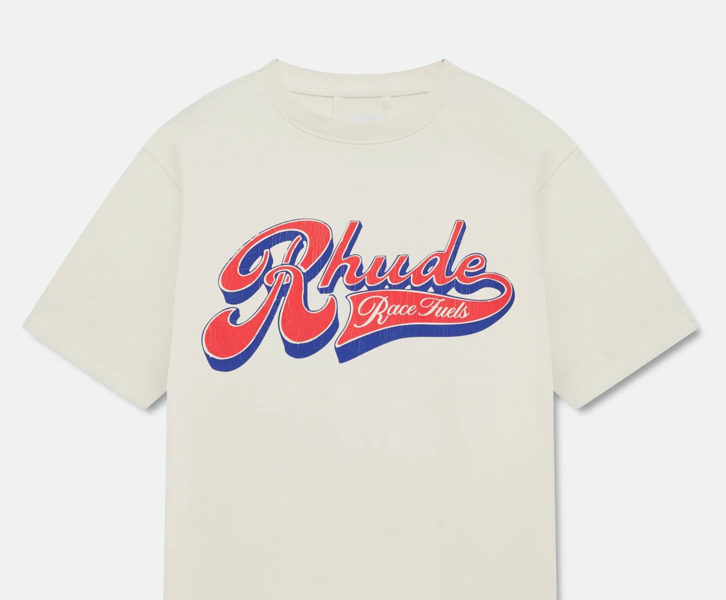 Rhude Pit Stop Tee Vintage Red/White/Blue