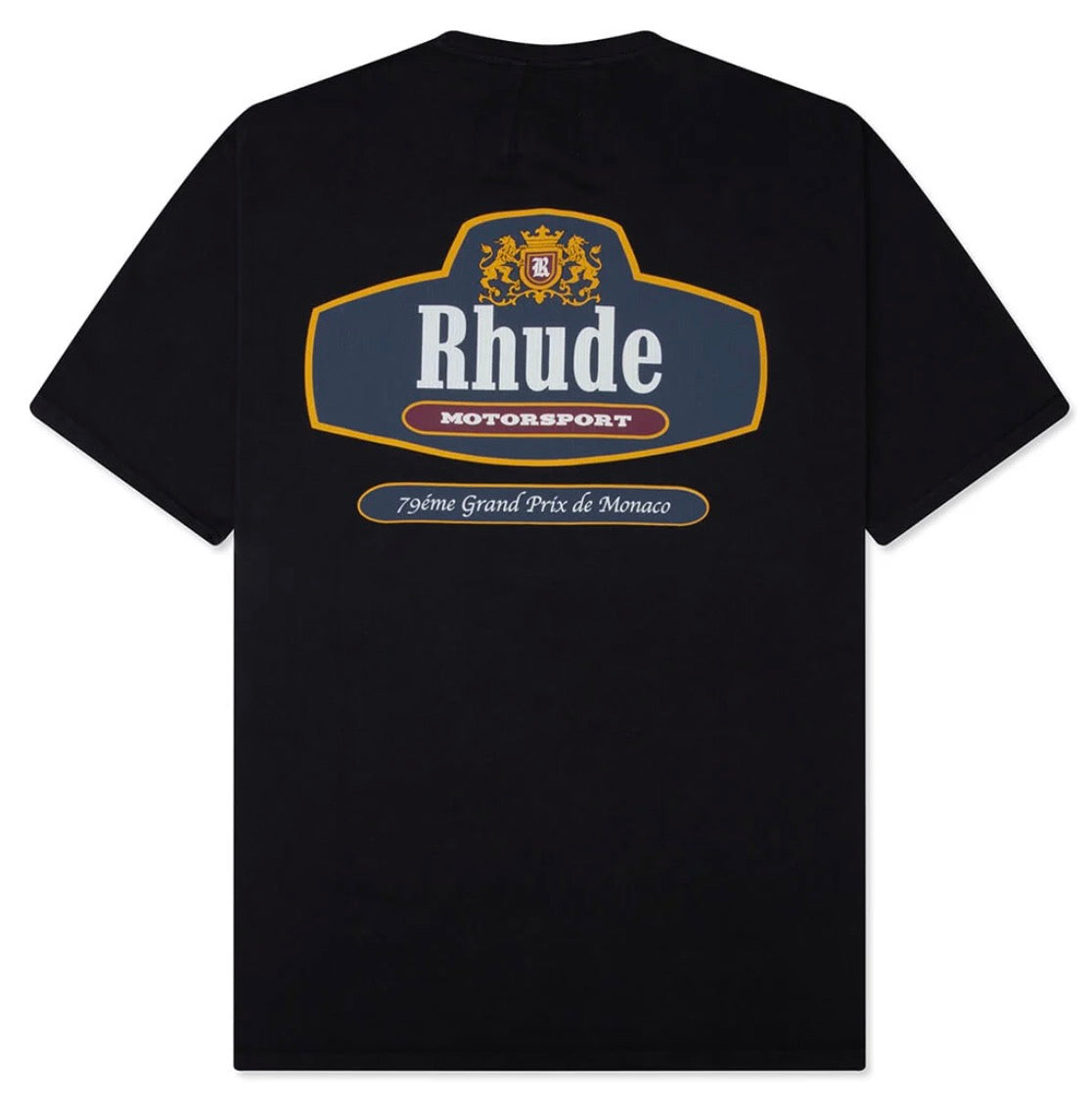 Rhude Racing Crest Tee Black