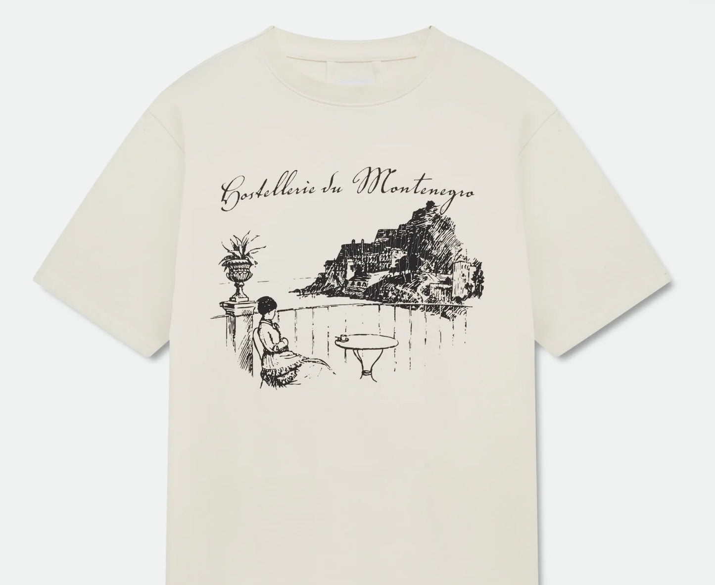 RHUDE MONTENEGRO MORADA TEE WHITE