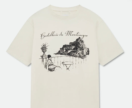 RHUDE MONTENEGRO MORADA TEE WHITE