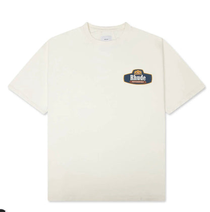 Rhude Racing Crest Tee White