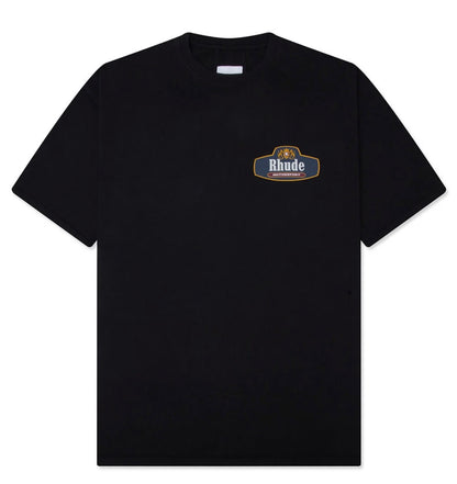 Rhude Racing Crest Tee Black