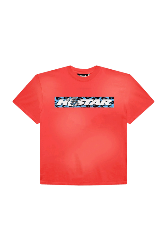 Hellstar Box Logo Tee Red - Qualité Los Angeles