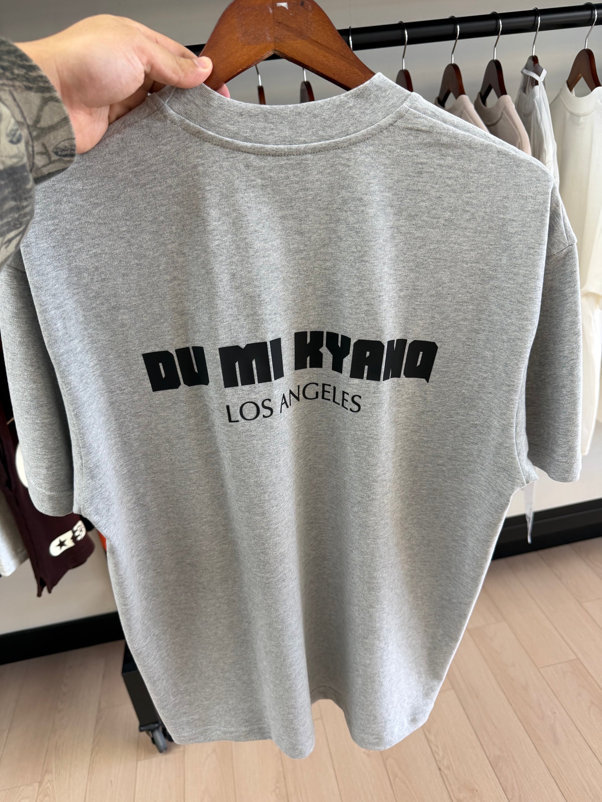 Du Mi Kyanq Tee LA Exclusive Grey - Qualité Los Angeles