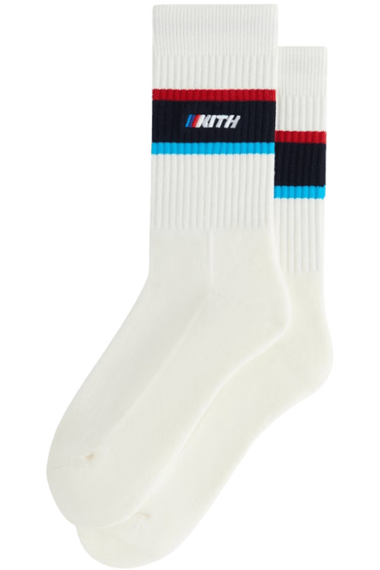 Kith x BMW M Crew Socks - Qualité Los Angeles