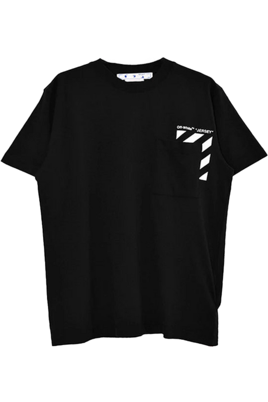 OFF White Diag PKT Slim S/S Tee Black