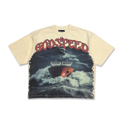 Godspeed Sea Sick Tee Bone