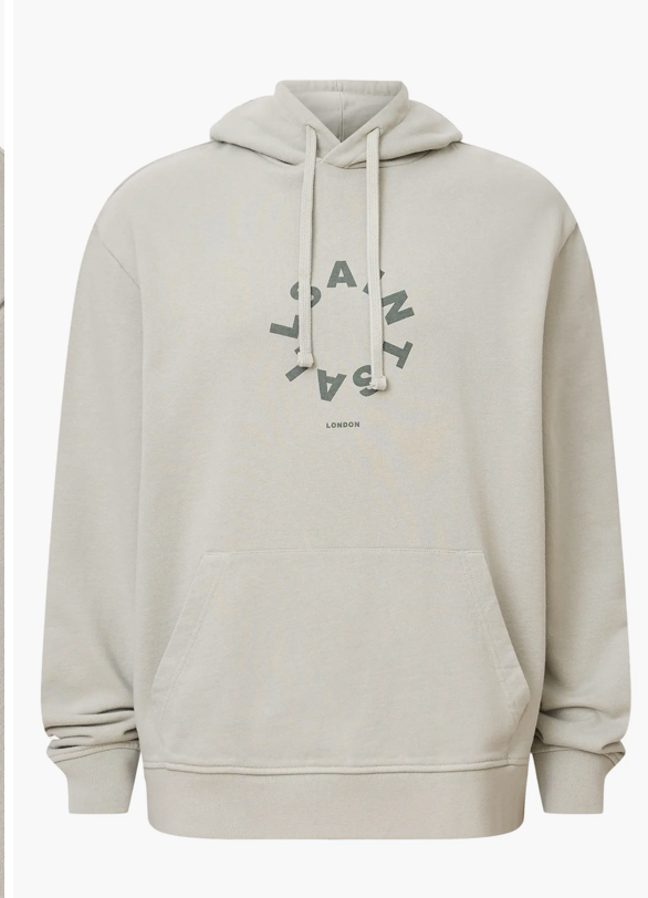 AllSaints Tierra Oth Hoody Slate Green