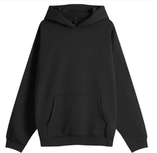 SKIMS Fleece Lounge Relaxed Hoodie Washed Onyx
