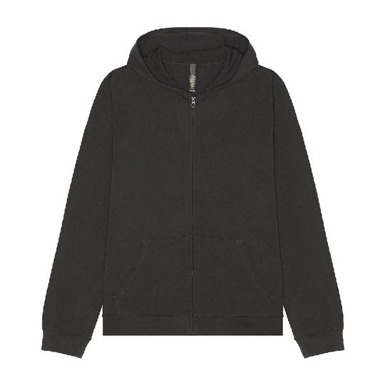 SKIMS Men's Lounge Jersey Zip Up Ash Grey