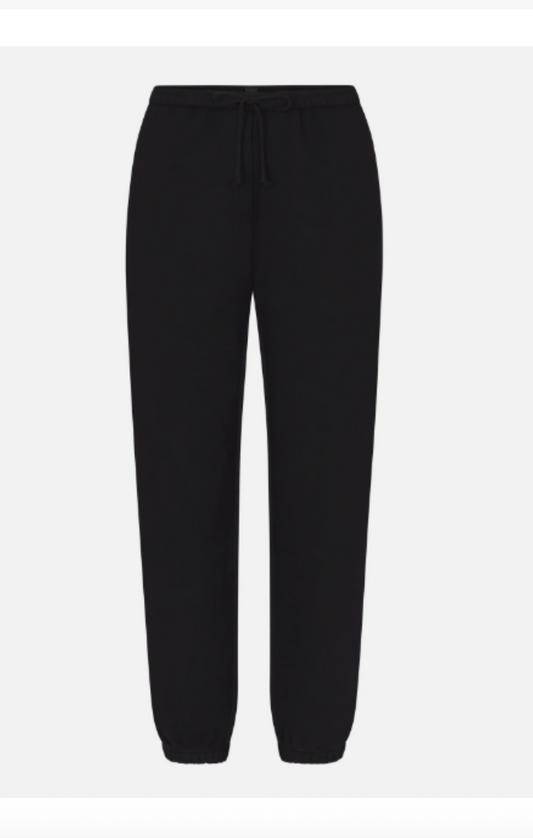 SKIMS Cotton Fleece Jogger Black