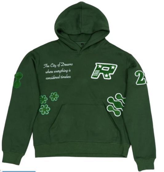 Retrovert City Of Dreams Hoodie Green