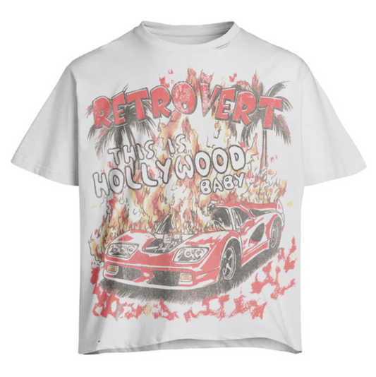 Retrovert Hollywood T-shirt Red