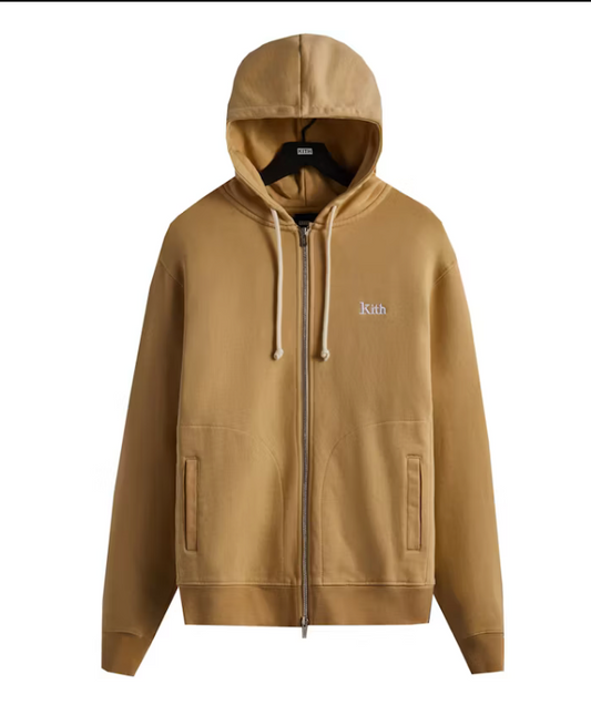 Kith Williams V Zip Up Hoodie Canvas