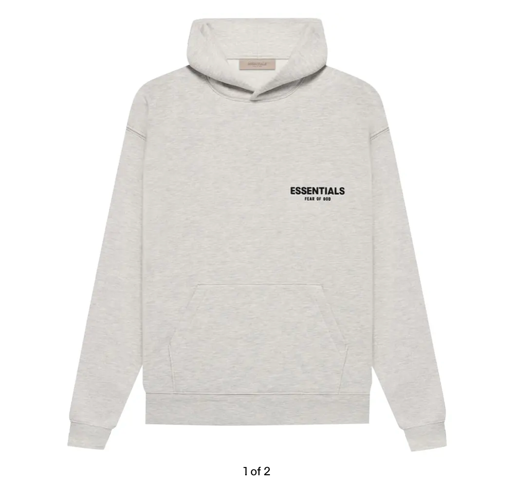 Fear of God Essentials Hoodie 'Light Oatmeal' 24-25 - Qualité Los Angeles