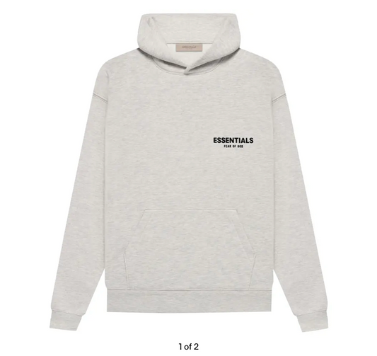 Fear of God Essentials Hoodie 'Light Oatmeal' 24-25 - Qualité Los Angeles