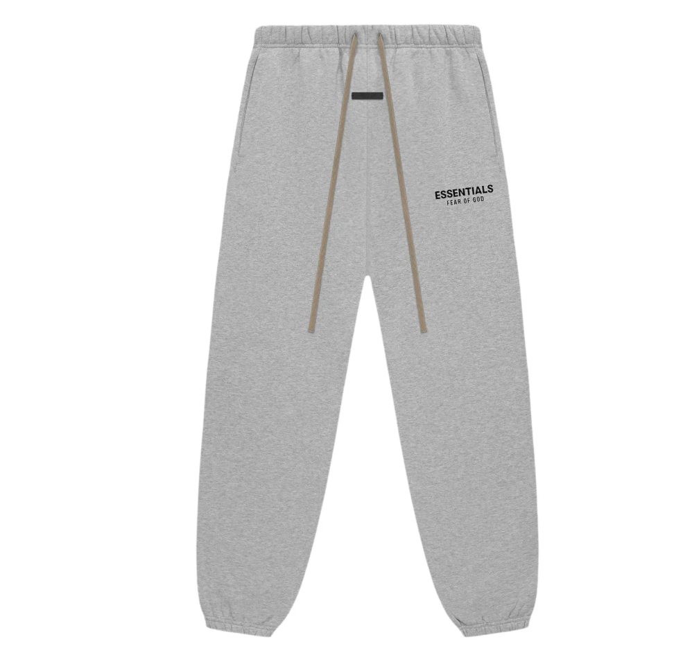 Fear of God Essentials Fleece Sweatpant 'Light Heather Grey' - Qualité Los Angeles