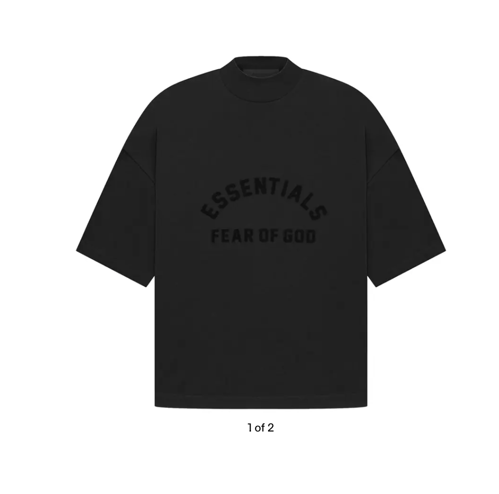 Fear of God Essentials Tee 'Jet Black' - Qualité Los Angeles