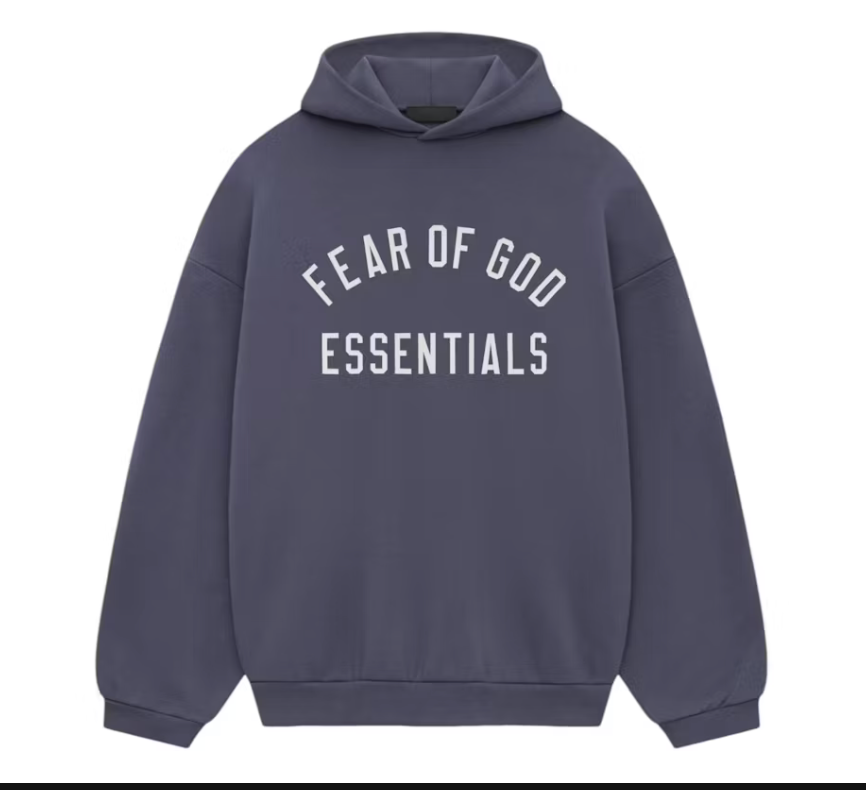Fear of God Essentials Fleece Hoodie Marine - Qualité Los Angeles