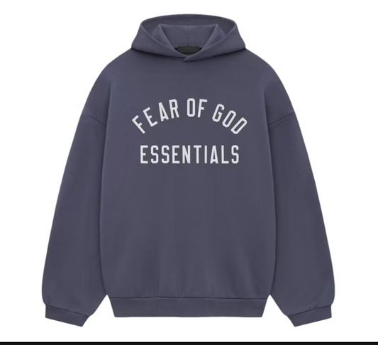 Fear of God Essentials Fleece Hoodie Marine - Qualité Los Angeles