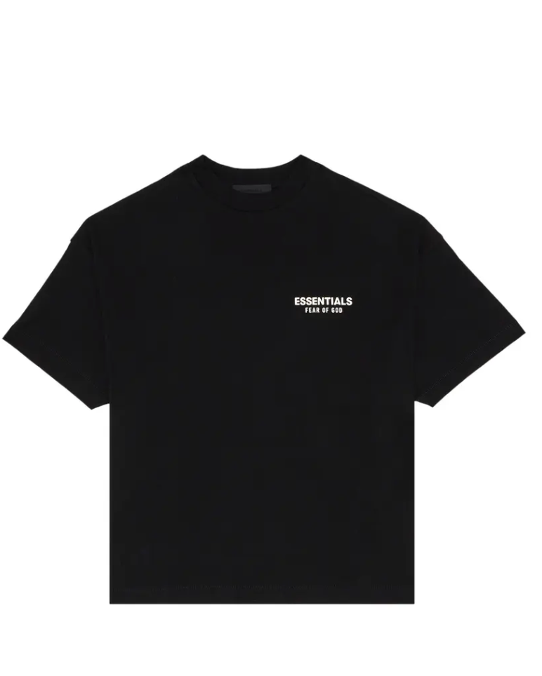Fear of God Essentials Classic Fit T-Shirt 'Jet Black' - Qualité Los Angeles